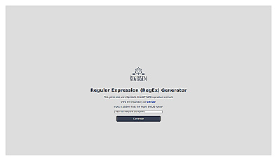 RegEx Generator