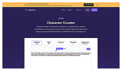 Character Counter