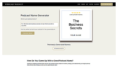 Podcast Name Generator