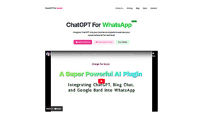 ChatGPT for WhatsApp