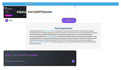 Text Summarization Tool