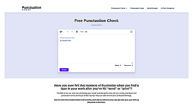 Punctuation Check