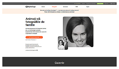 MyHeritage Deep Nostalgia