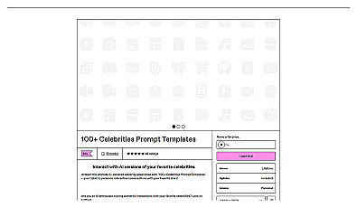 100+ Celebrities Prompt Templates