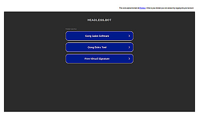 Headless Bot API early access