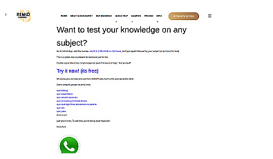 Whatsapp Quiz generator