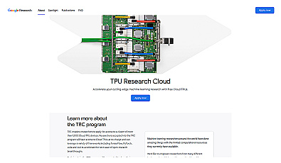 Tensorflow Research Cloud