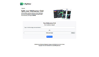 Midjourney Grid Splitter