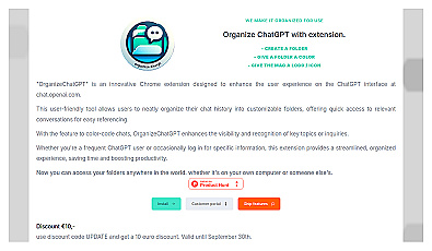 ChatGPT Organize