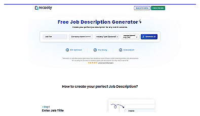 Recooty - Job Description Generator
