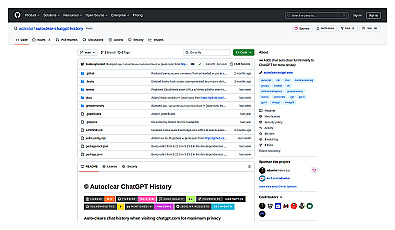 Autoclear ChatGPT History