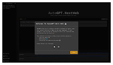 AutoGPT Nextweb