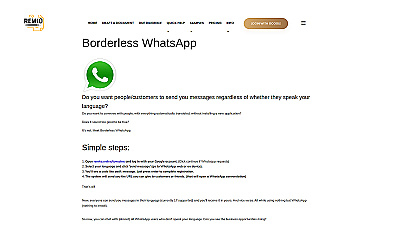 Borderless Whatsapp