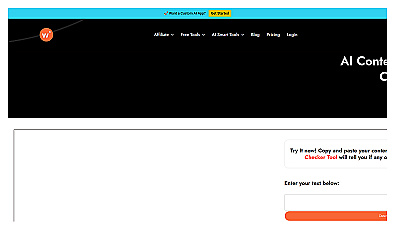 Writecream AI Content Detector