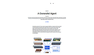 A Generalist Agent