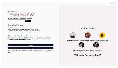 AI Twitter Roast