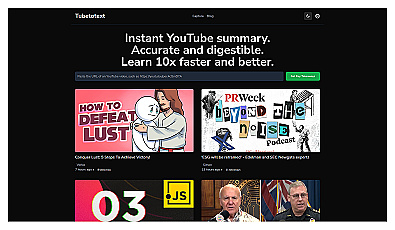 TubeToText
