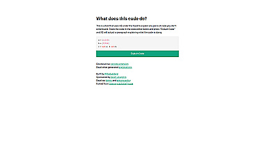 Whatdoesthiscodedo