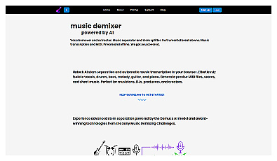 Free Music Demixer