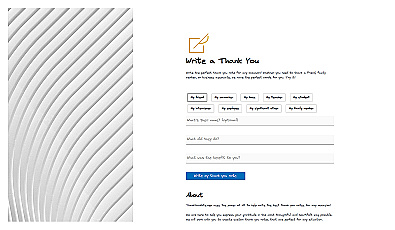 Write A Thank You