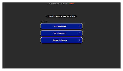 Domain Name Generator PRO