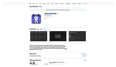 Productivity Page