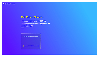 Get Email Names