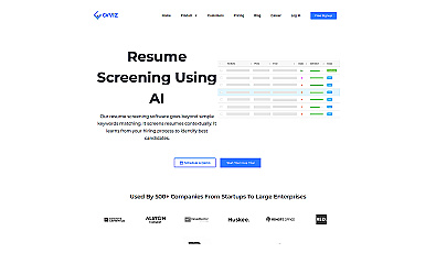 Cvviz Resume Screening