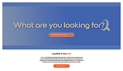 LazyWeb Alpha
