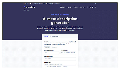 Meta description generator
