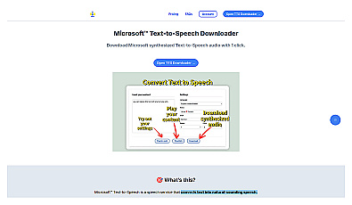 Ms text-to-speech downloader