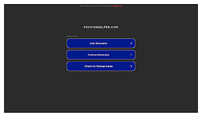 Favicon Helper