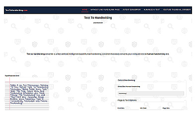 Text To Handwriting