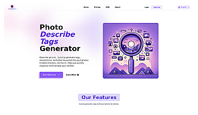 Ai photo tags