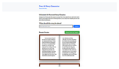Best Free AI Story Generator