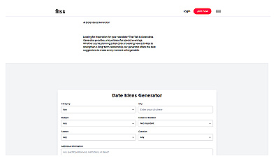 AI Date Ideas Generator
