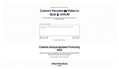 Youtube to Quiz