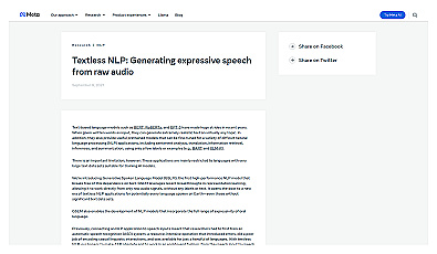 Textless NLP