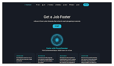 PowerDreamer AI Cover Letter Generator