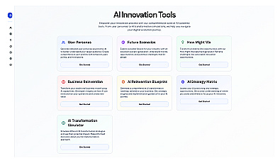 AI Toolbox for innovators