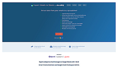 Export Emails to Sheets by cloudHQ