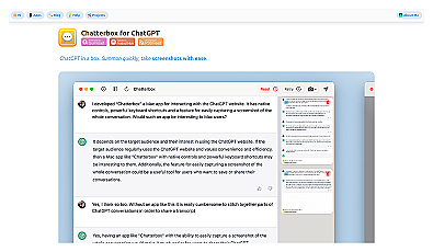 Chatterbox for ChatGPT