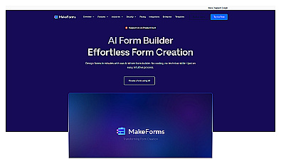 MakeForms AI Form Builder