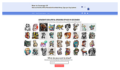 Sticker Prompt Generator