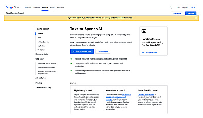 Google text to speech