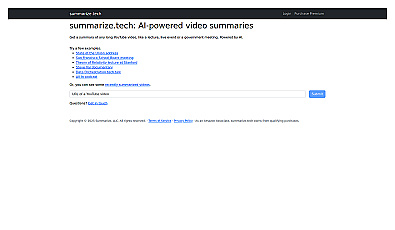 Summarize Tech