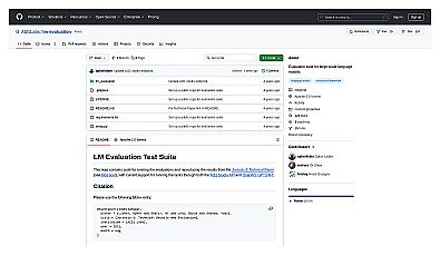 LM Evaluation Test Suite by AI21Labs