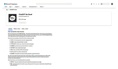 ChatGPT For Excel
