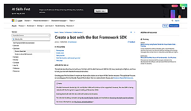 Microsoft Bot Builder SDK