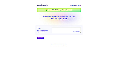 Opinionate